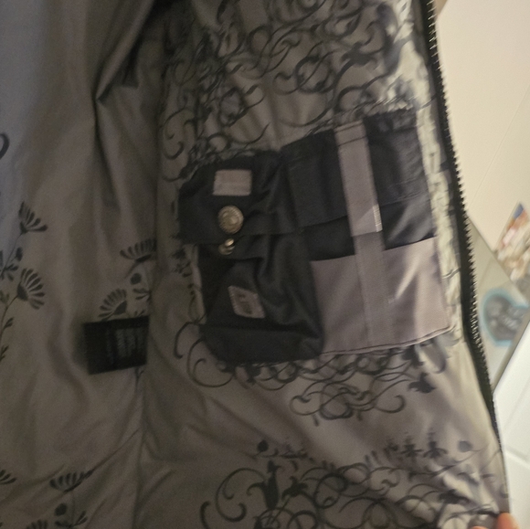 The North Face womens size S/P Arctic parka Goose Down HyVent black zip hooded - Picture 7 of 11